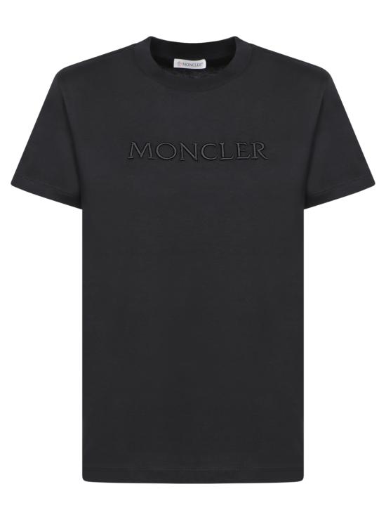 25SS 몽클레어 반팔 티셔츠 8C00008 89AUO 999 Black