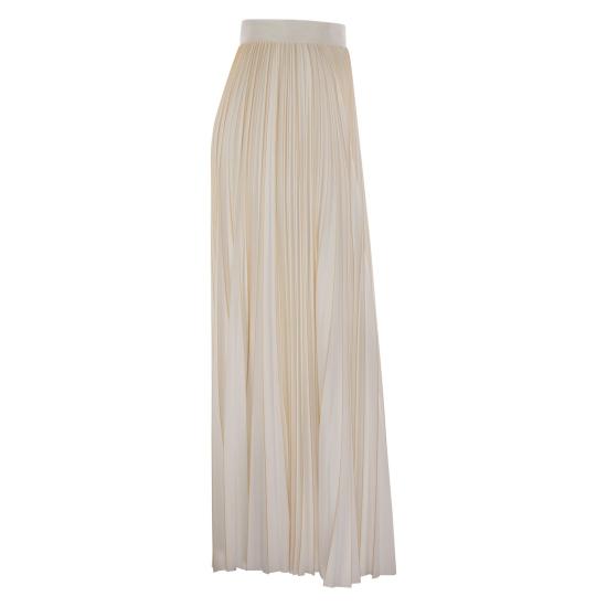 25SS 파비아나 필리피 롱 스커트 GND265F420 WHITE BEIGE - FABIANA FILIPPI