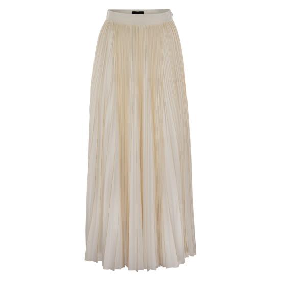 25SS 파비아나 필리피 롱 스커트 GND265F420 WHITE BEIGE