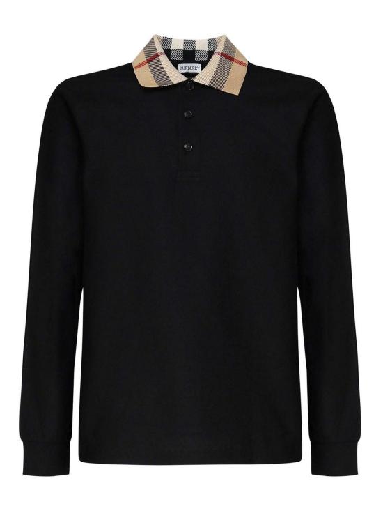 26SS 버버리 코튼 폴로셔츠 8098812 Black