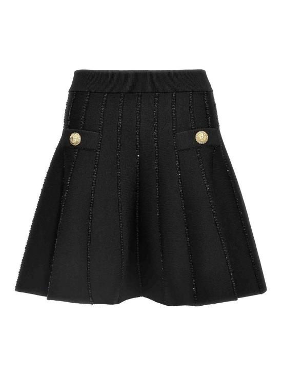  발망 숏 스커트 EF1LB929KI150PA Black