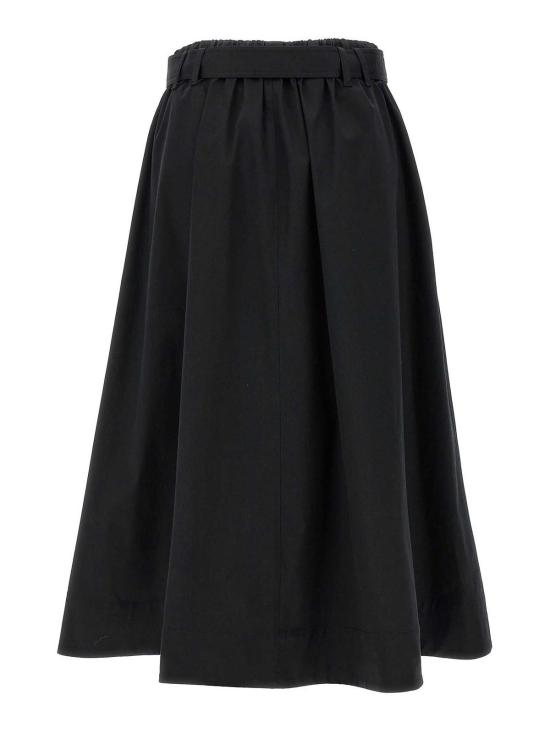  브루넬로 쿠치넬리 스커트 ML138G3753C101 Black - BRUNELLO CUCINELLI