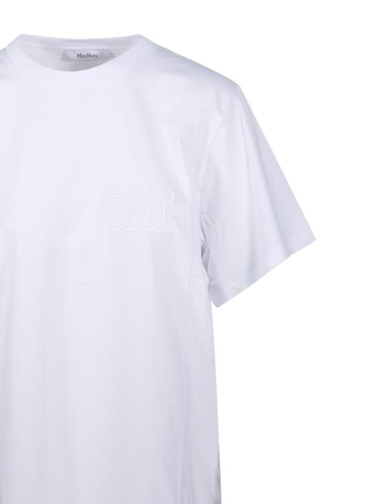 25SS 막스마라 반팔 티셔츠 2421946021600 001 BIANCO OTTICO - MAX MARA