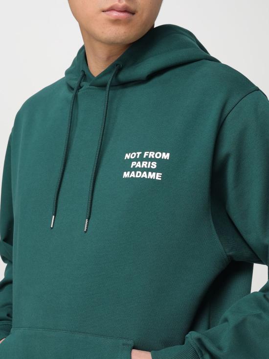 25FW 드롤드무슈 후드 티셔츠 HO162CO127 DARK GREEN Green - DROLE DE MONSIEUR