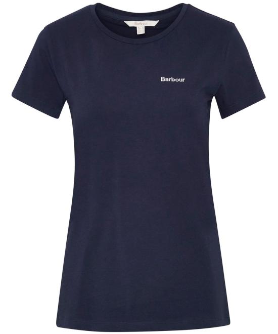 25SS 바버 반팔 티셔츠 LTS0666 LTS NY73 Blue