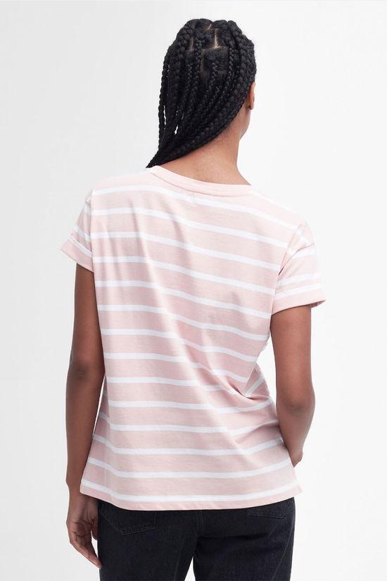 25SS 바버 반팔 티셔츠 LTS0670 LTS PI35 Primrose prink - BARBOUR