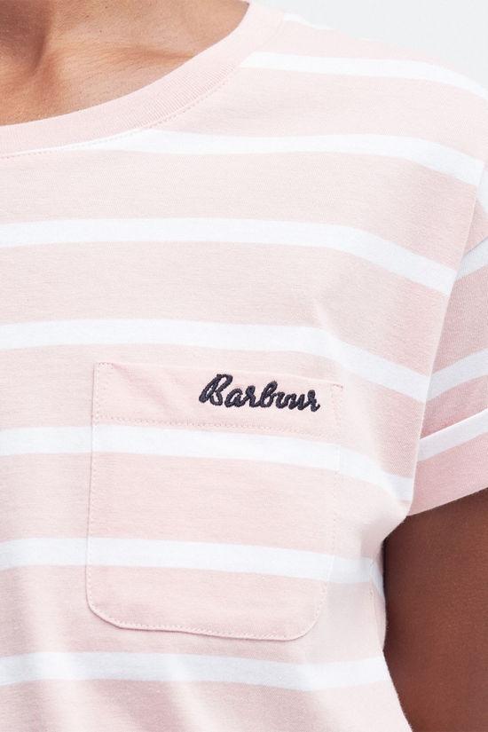 25SS 바버 반팔 티셔츠 LTS0670 LTS PI35 Primrose prink - BARBOUR
