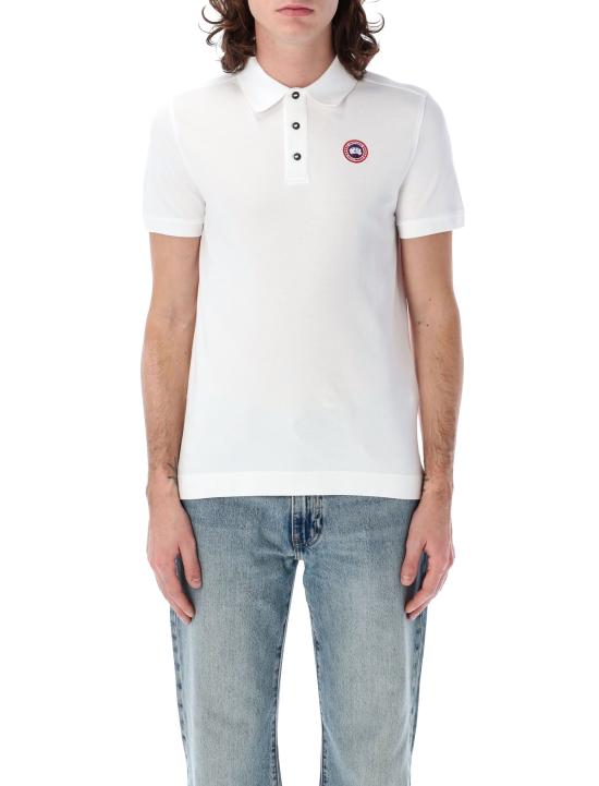 25SS 캐나다구스 폴로 티셔츠 25P1600M 25 White Blanc