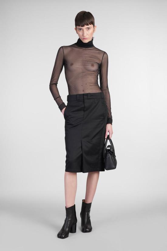 25SS 마르지엘라 숏 스커트 410888 S51ME0028S54042 Black - MAISON MARGIELA