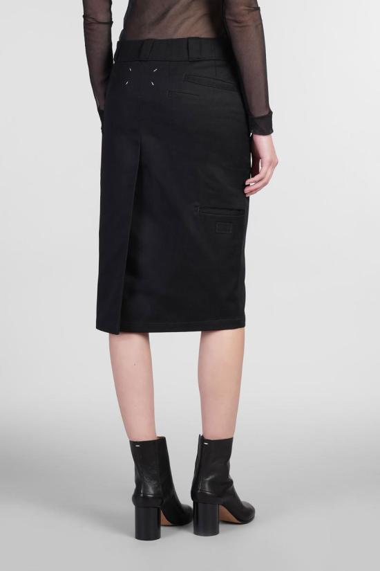 25SS 마르지엘라 숏 스커트 410888 S51ME0028S54042 Black - MAISON MARGIELA