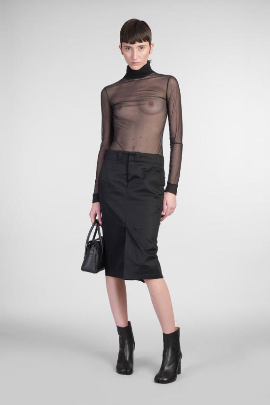 25SS 마르지엘라 바디수트 티셔츠 410886 S51NA0105M20088 Black - MAISON MARGIELA