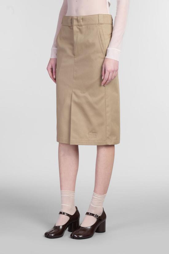 25SS 마르지엘라 숏 스커트 410887 S51ME0028S54042 Beige - MAISON MARGIELA