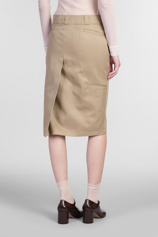 25SS 마르지엘라 숏 스커트 410887 S51ME0028S54042 Beige - MAISON MARGIELA