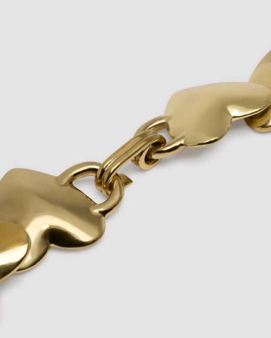  파투 팔찌 하트 네크리스 골드 - PATOU