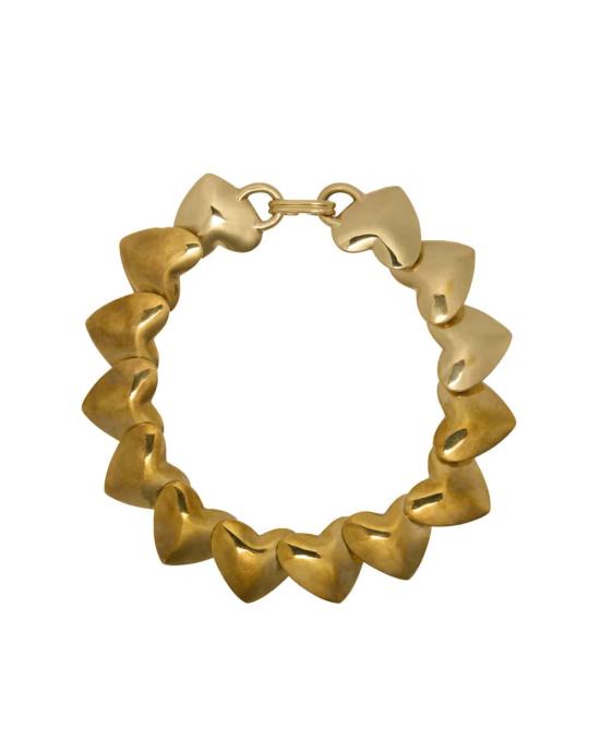  파투 팔찌 하트 네크리스 골드