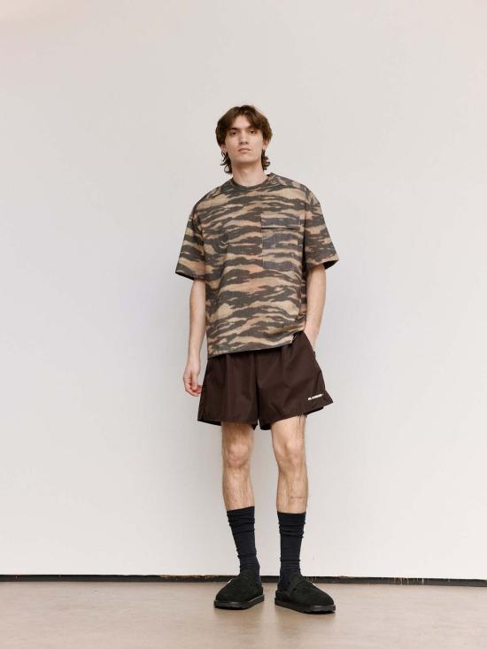  질샌더 숏팬츠 질 샌더 가나슈 나일론 보드 숏 - JIL SANDER