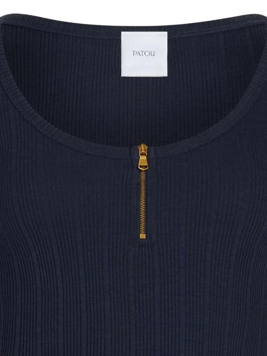 25SS 파투 반팔 티셔츠 JE1489971 699N NAVY BLACK - PATOU