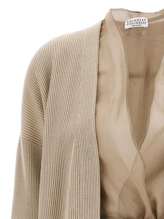 25SS 브루넬로 쿠치넬리 가디건 M19257706C8050 Beige - BRUNELLO CUCINELLI