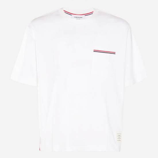 25SS 톰브라운 반팔 티셔츠 MJS183A07323100 DOM - THOM BROWNE