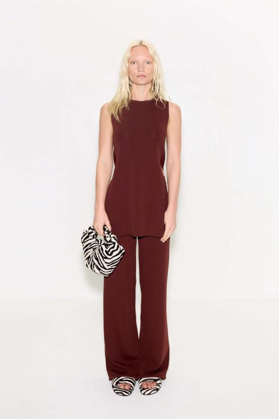  사이먼밀러 민소매 티셔츠 사이먼 밀러 카노가 탑 초코 브라운 - SIMONMILLER