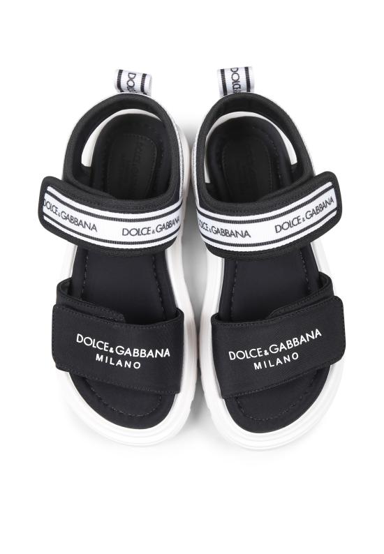 25SS [키즈] 돌체앤가바나 샌들 DA5249 AE928 89690 BLACK - DOLCE & GABBANA