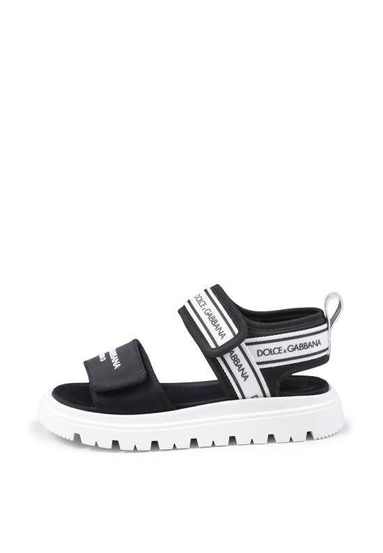 25SS [키즈] 돌체앤가바나 샌들 DA5249 AE928 89690 BLACK - DOLCE & GABBANA