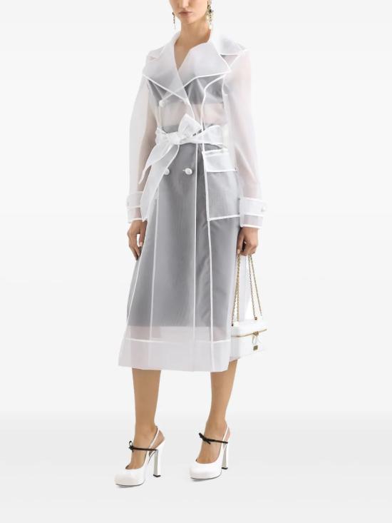 25SS 돌체앤가바나 코트 F0W3XTFUMG9 W0800 BIANCO OTTICO - DOLCE & GABBANA