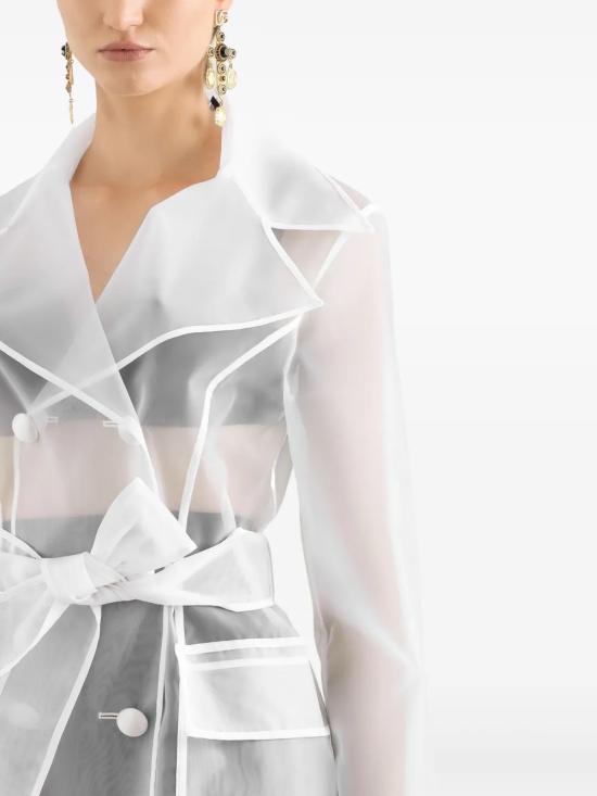 25SS 돌체앤가바나 코트 F0W3XTFUMG9 W0800 BIANCO OTTICO - DOLCE & GABBANA