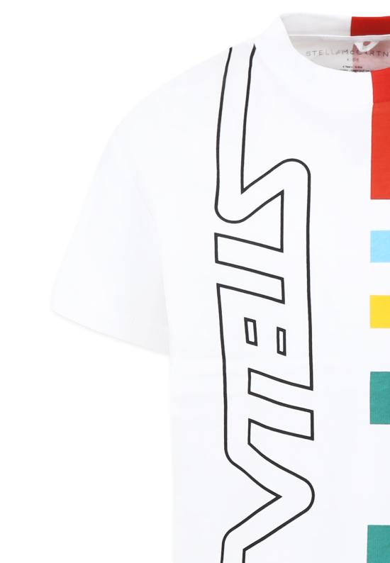 25SS [키즈] 스텔라 맥카트니 티셔츠 TW8R41 Z0434 100 WHITE - STELLA MCCARTNEY