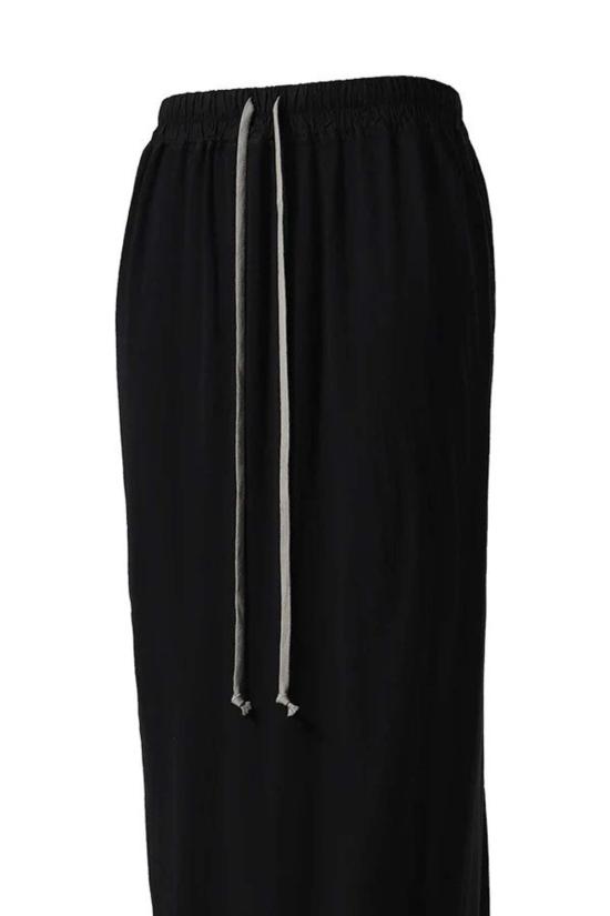  릭 오웬스 롱 스커트 Drkshdw By Rick Owens 풀온 필러  블랙 - RICK OWENS