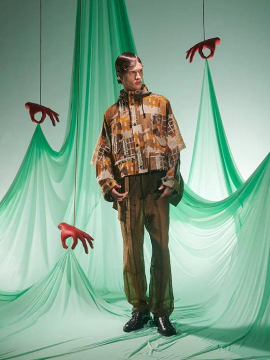  헨릭 빕스코브 자켓 Henrik Vibskov 언컷 쇼트 파카 스파이스 핑거 팩토리 - HENRIK VIBSKOV