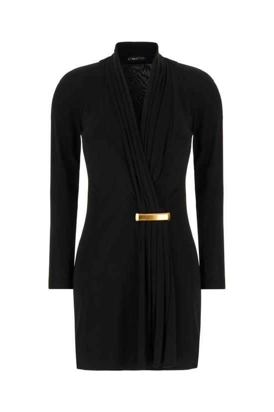 25SS 톰포드 숏 원피스 ABJ835JEX131 LB999 BLACK