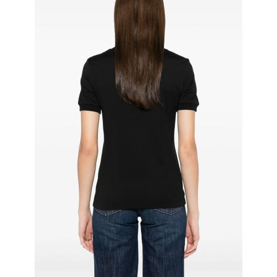 25SS 돌체앤가바나 반팔 티셔츠 F8N08T GDCTJ N0000 BLACK - DOLCE & GABBANA
