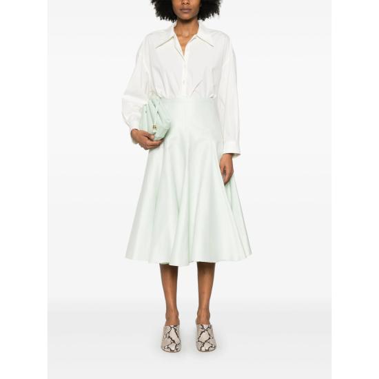 25SS 파비아나 필리피 스커트 GND275F840 D787 6161 GREEN - FABIANA FILIPPI