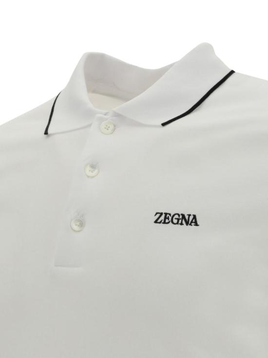 25FW 에르메네질도제냐 폴로 티셔츠 E7358A5B746 N00 - ERMENEGILDO ZEGNA