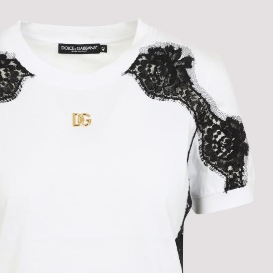 25SS 돌체앤가바나 긴팔 티셔츠 F8N08T GDB7U 9002 WHITE - DOLCE & GABBANA