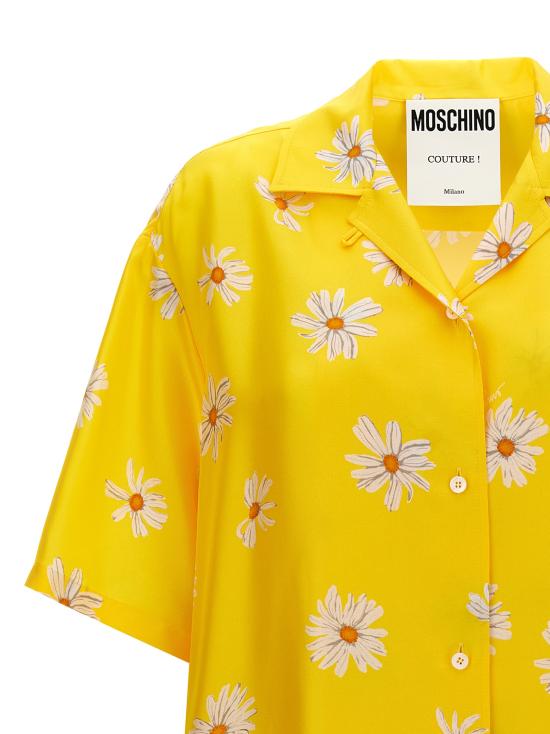 25SS 모스키노 블라우스 A023205611024 Yellow - MOSCHINO