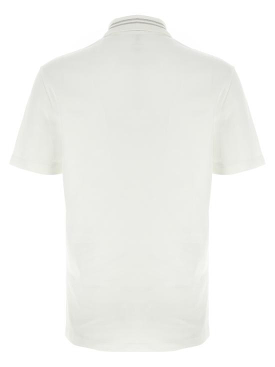 25FW 베르사체 폴로 티셔츠 10139061A134631W000 White - VERSACE