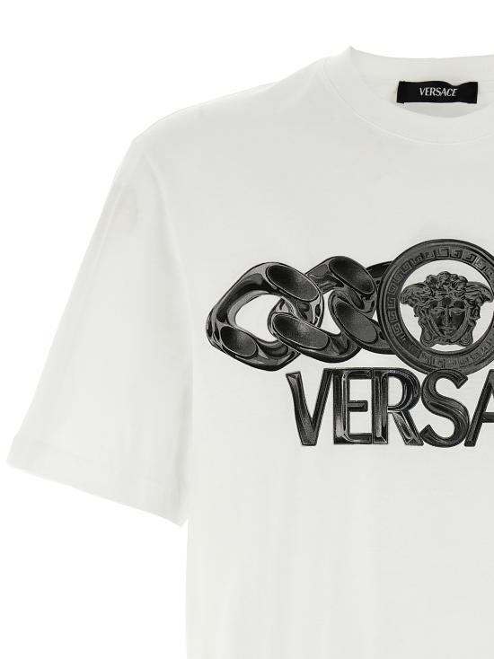 25SS 베르사체 반팔 티셔츠 10133021A134052W580 White - VERSACE