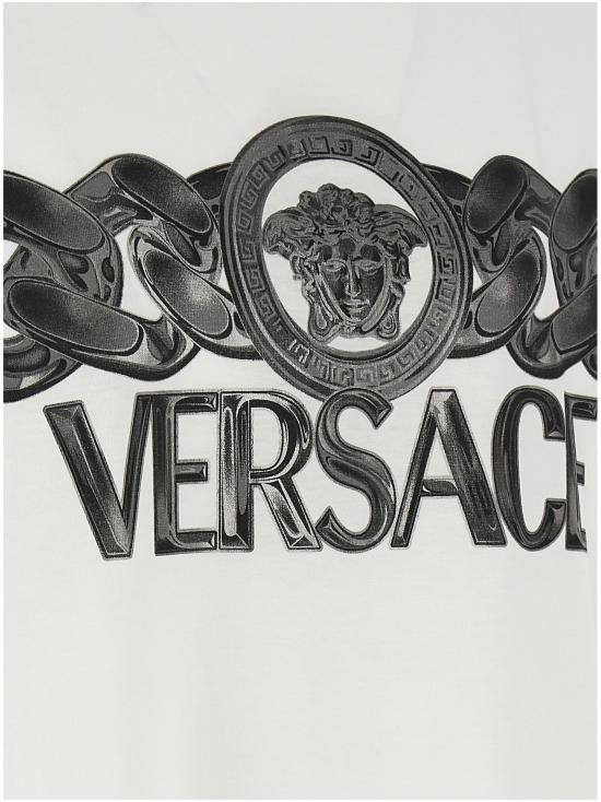25SS 베르사체 반팔 티셔츠 10133021A134052W580 White - VERSACE