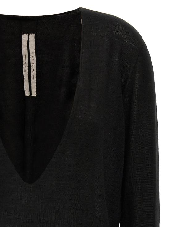 25SS 릭 오웬스 가디건 RP01E7668M09 Black - RICK OWENS