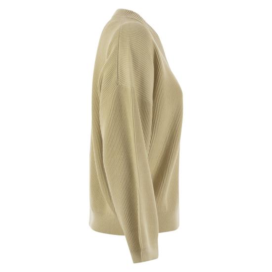 25SS 브루넬로 쿠치넬리 스웨터 M19255002 BUTTER - BRUNELLO CUCINELLI