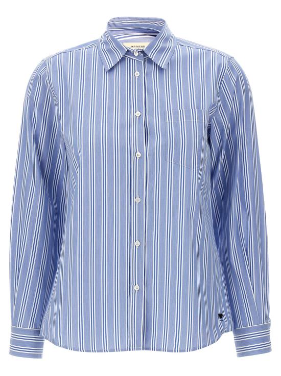 25SS 위켄드막스마라 셔츠 2515111081600059 Light Blue