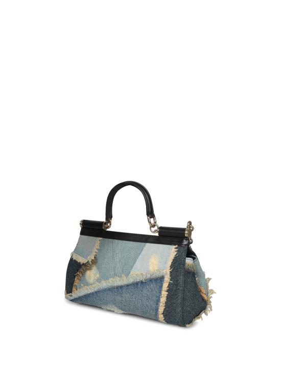 25FW 돌체앤가바나 미디움 시실리 핸드백  BB7652 A9U75 80650 Blue - DOLCE & GABBANA