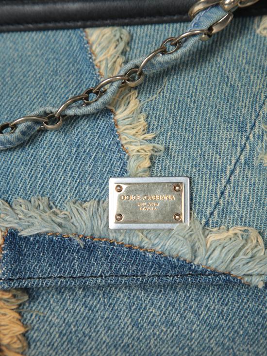 25FW 돌체앤가바나 미디움 시실리 핸드백  BB7652 A9U75 80650 Blue - DOLCE & GABBANA