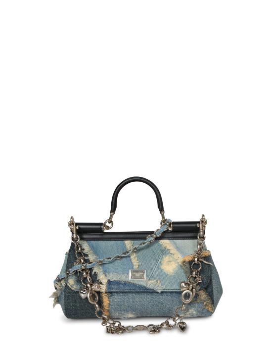 25FW 돌체앤가바나 미디움 시실리 핸드백  BB7652 A9U75 80650 Blue