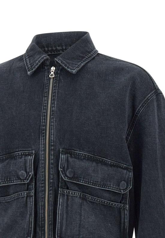 25SS 디젤 자켓 A15780 007Z902 Black - DIESEL