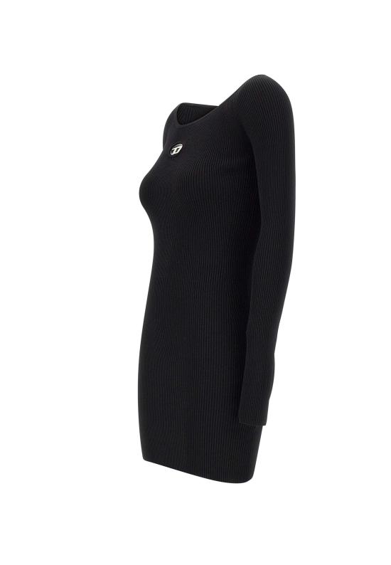 25SS 디젤 M-VERA 엠 베라 오프숄더 숏 원피스  A14188 0DLAX9XX Black - DIESEL