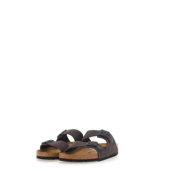  버켄스탁 샌들 1028592 VELVET Grey - BIRKENSTOCK