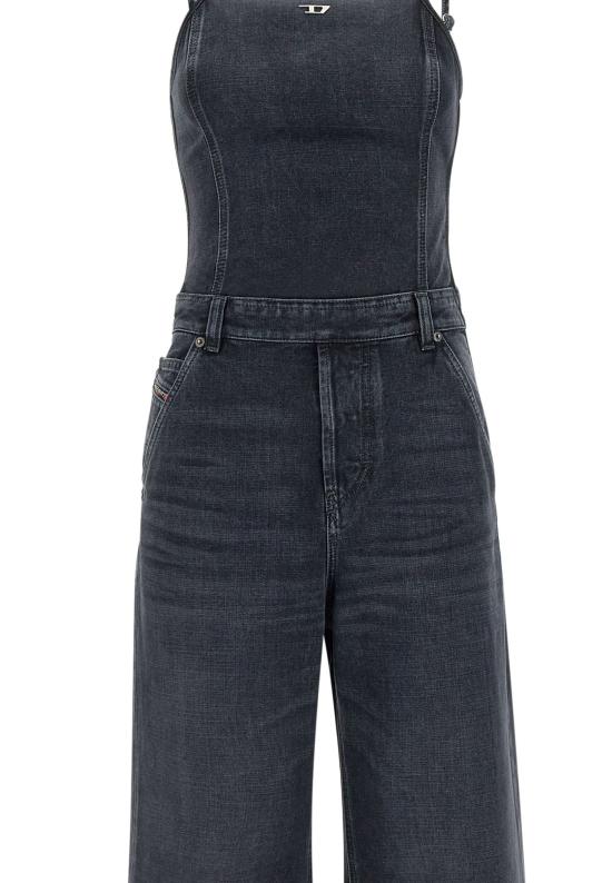 25SS 디젤 점프수트 A14068 007Z902 Black - DIESEL